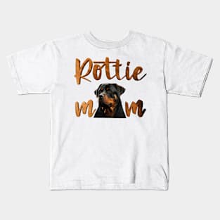 Rottweiler mom Kids T-Shirt